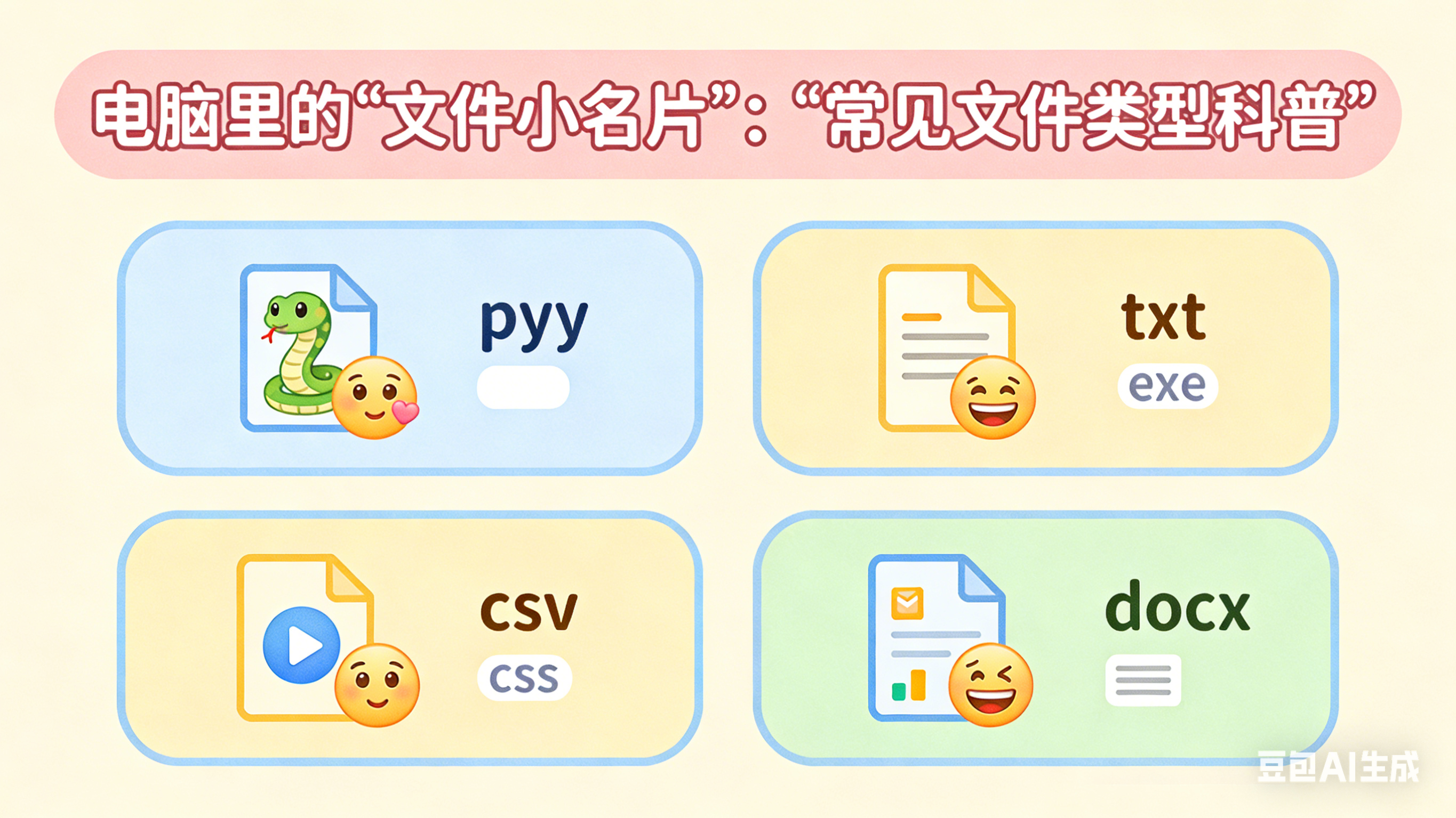常见的文件后缀类型