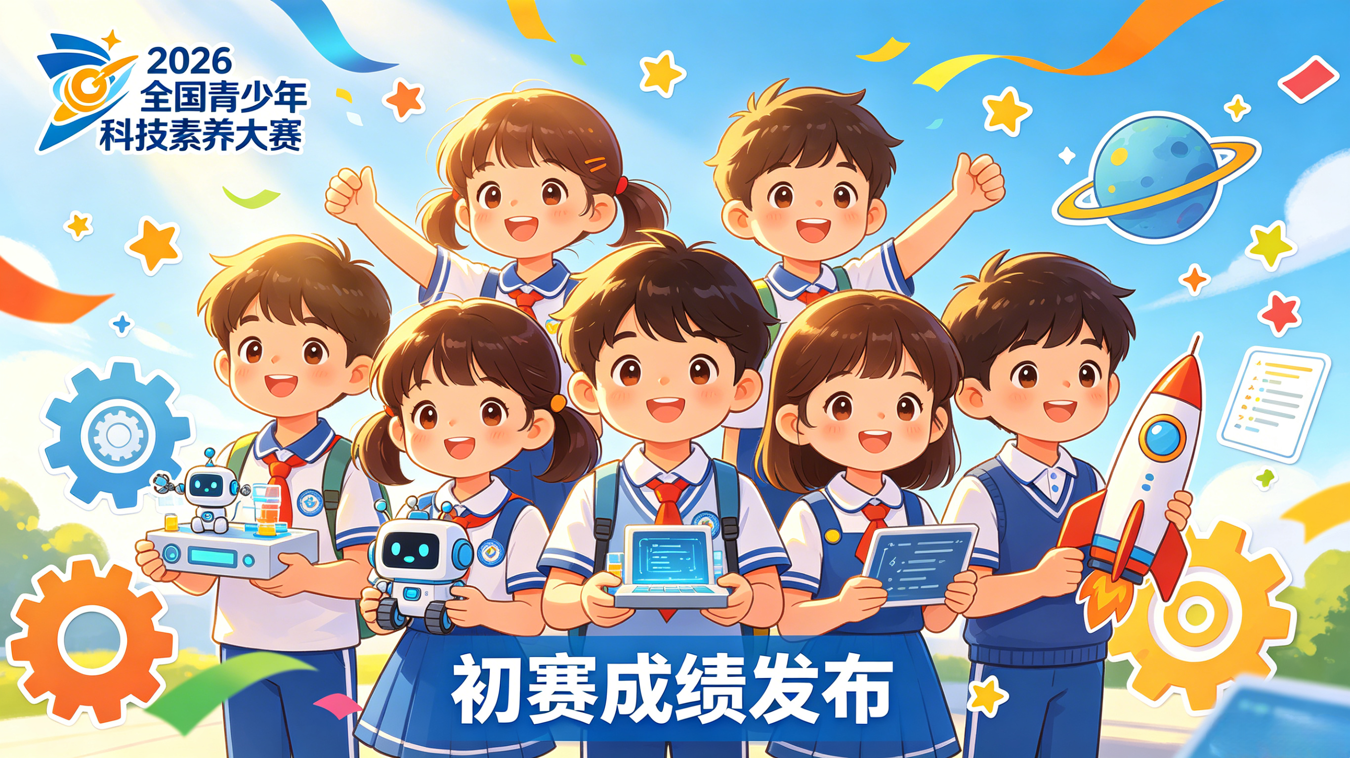 2026全国青少年科技素养大赛初赛成绩发布！