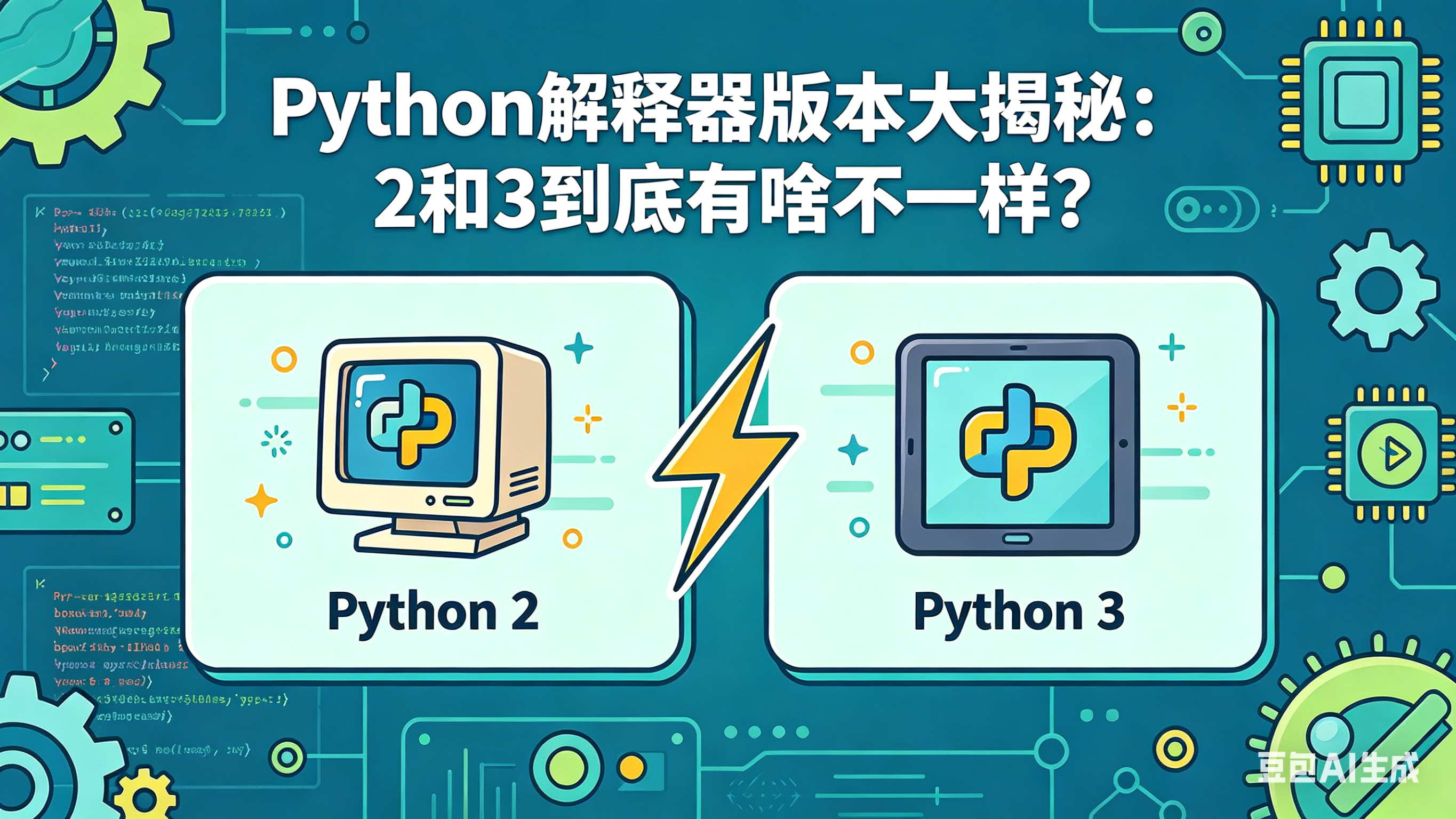 Python2版本和Python3版本的区别？