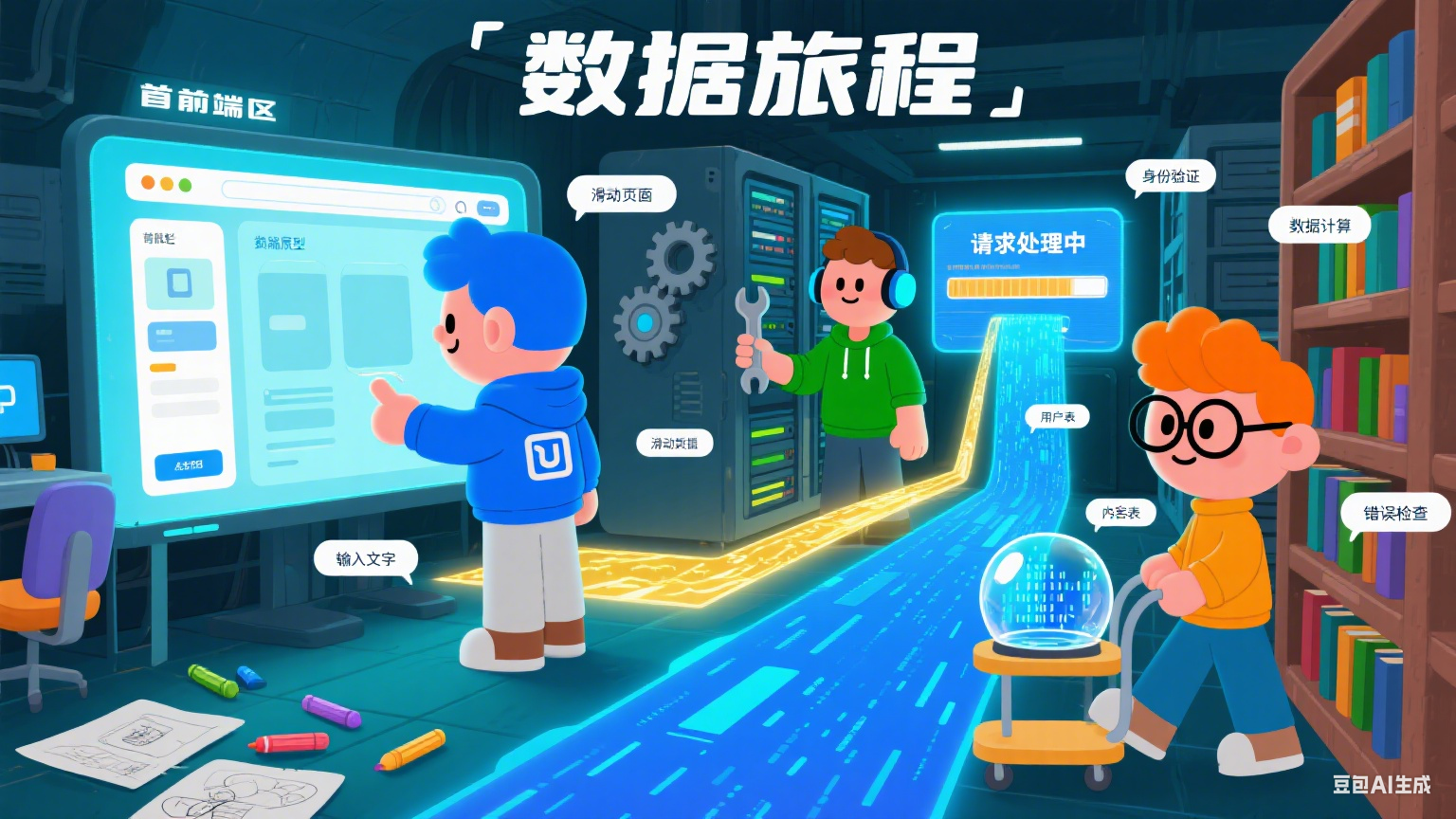 网站的开发（前端，后端，数据库）？