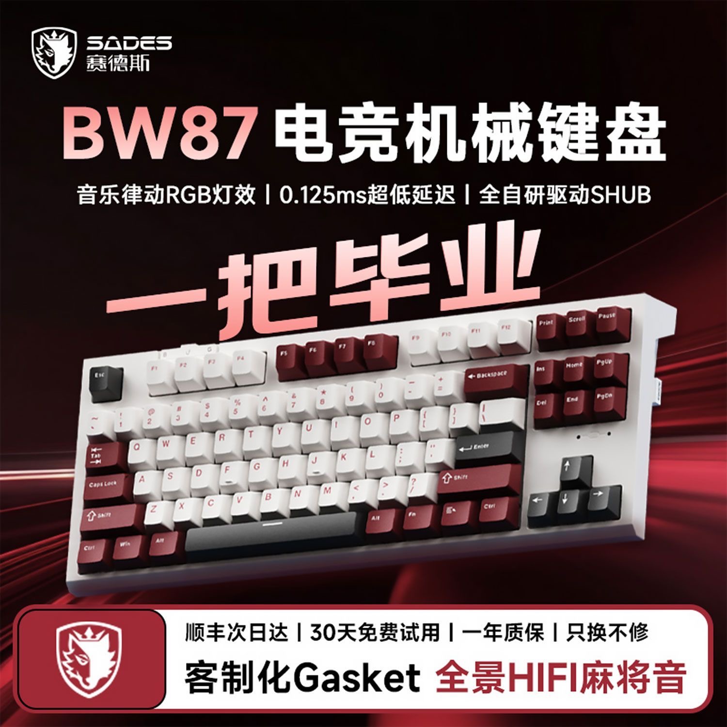 BW87机械键盘