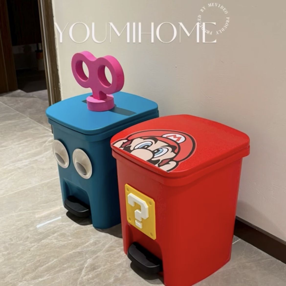 可爱垃圾桶