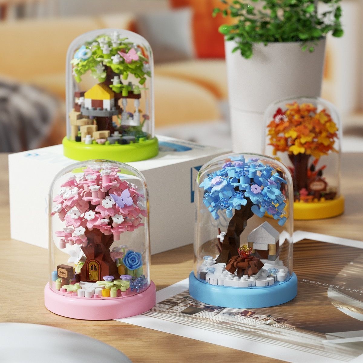 樱花树乐高积木