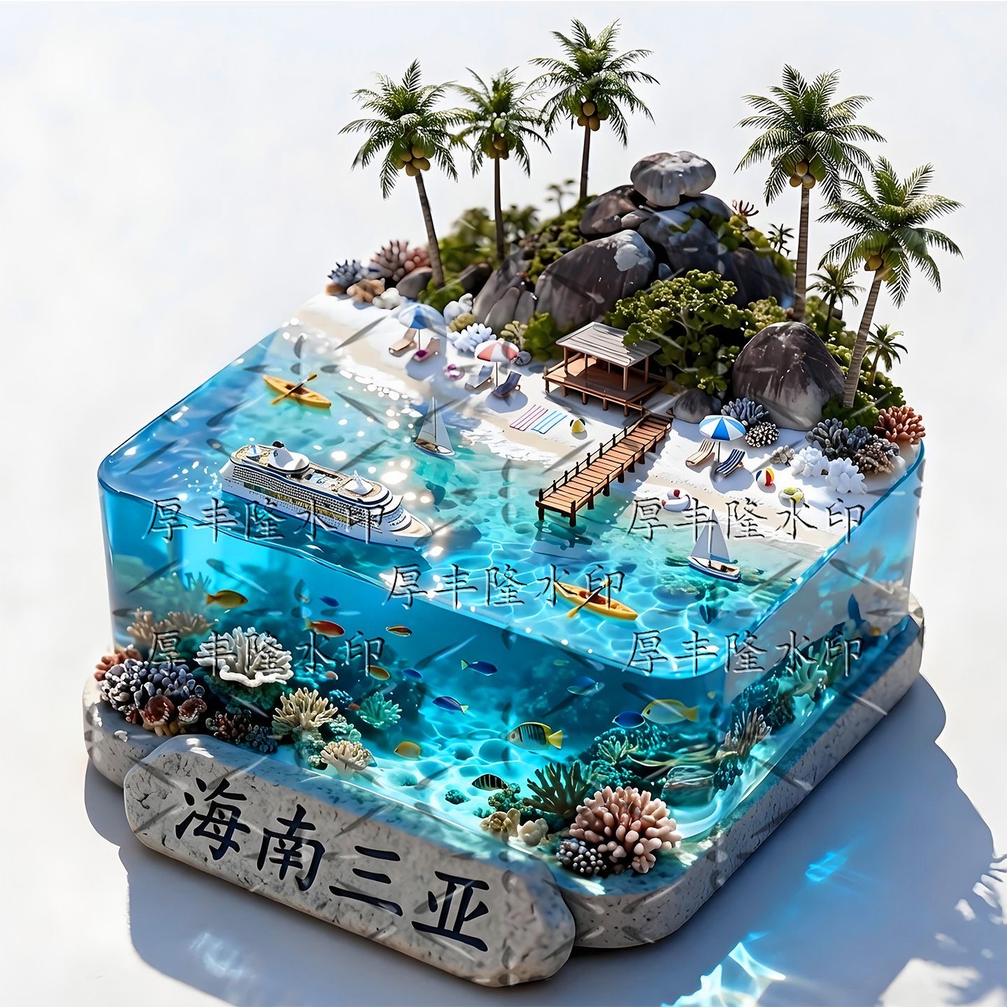 海滩手办